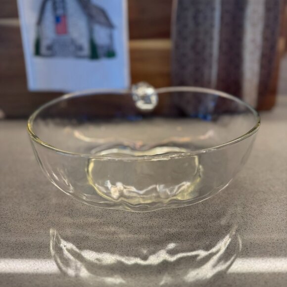 Vintage Apple-Shaped Serving Bowl – Hazel Atlas Style – Mid-Century - Vintage! - Picture 6 of 10